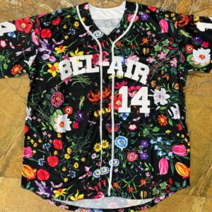Bel Air Smith #14 Tshirt Unisex Short Customize Name and Number T Shirt Unisex Short Sleeve Classic Tee